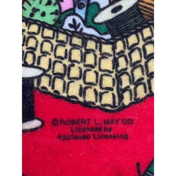 Vintage Rudolph Red Nosed Reindeer Stocking Felt - Picture 4 of 4